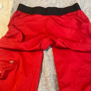 Red Scrub bottoms XS